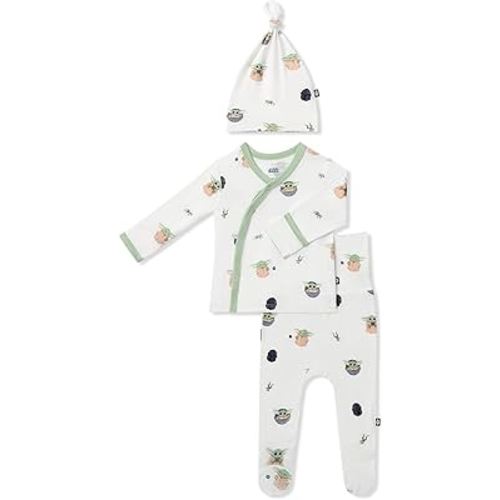 KYTE BABY Take Me Home Set With Cap For Babies, Cozy and Ultra Soft Rayon Made From Bamboo, Newborn Going Home Outfit