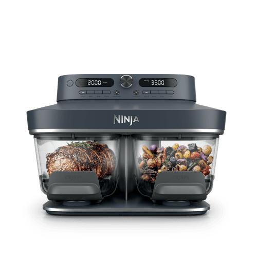 Ninja Crispi® DualZone™ Glass Countertop Air Fryer in CyberSpace