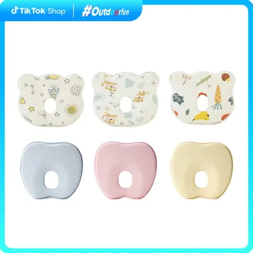Baby Head Shaping Pillow Breathable Bed Sleeping Pillow for Newborn - TikTok Shop