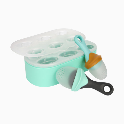 Pulp Popsicle & Freezer Tray + Pulp Silicone Feeder Bundle