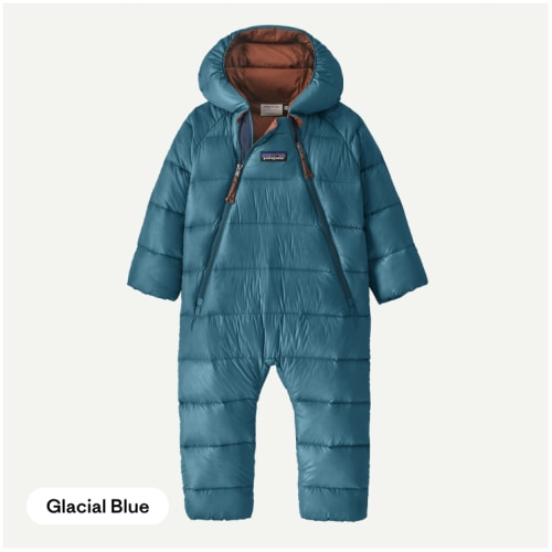 Glacial Blue - Patagonia Infant Hi-Loft Down Sweater™ Bunting