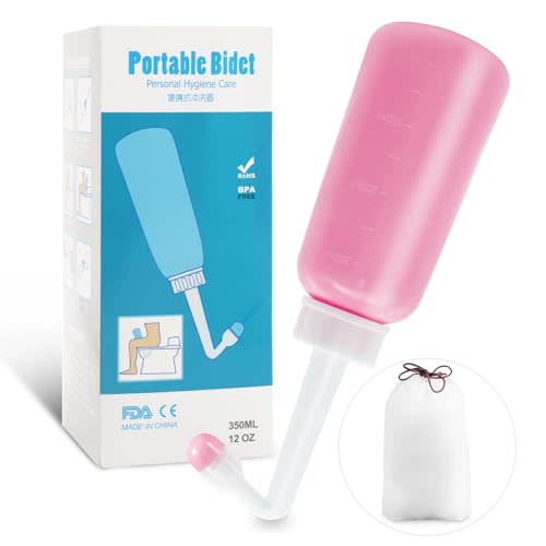 Peri Bottle for Postpartum Care,12 OZ Perineal Bottle Postpartum Essentials Upside Down Peri Bottle for Perineal Recovery and Cleansing After Birth