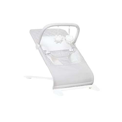 Baby Delight Alpine Wave Deluxe Infant Swing | Automated Motion Baby Lounger Seat | Infants 0 – 6 Months | Driftwood Grey