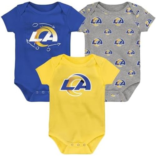 Outerstuff Newborn & Infant NFL Team Starter 3-Pack Bodysuit Set