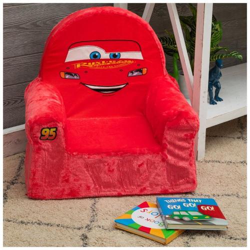 Lightning McQueen Cars Plush Kids Chair