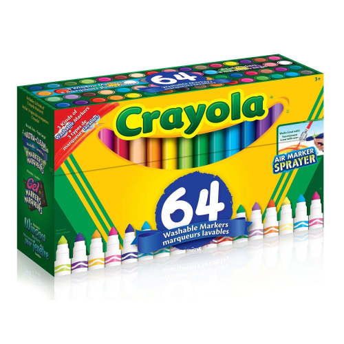 Crayola Washable Marker Variety Pack, 64 Count - Walmart.ca