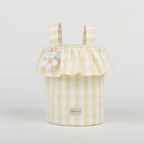 Basket Vichy - Butter + White · Minicoton