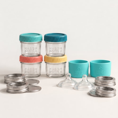 Store & Feed Starter Set – Mason Bottle