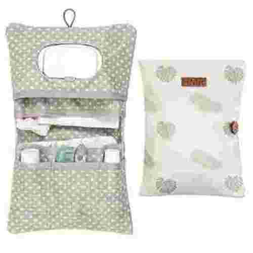 HAMUR Baby Diaper Bag Organizer – Travel-Friendly, Compact & Foldable | Stroller Pouch for Newborn Essentials – Must-Have for Boys & Girls (Leaves)