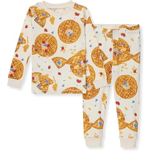 Burt's Bees Baby Baby Boys' Pajamas, Tee and Pant 2-Piece Pj Set, 100% Organic Cotton