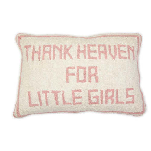 Cottontail Thank Heaven Embroidered Decor Pillow - Thank Heaven Embroidered Decor Pillow