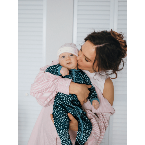 Whale Shark Baby Zip Romper