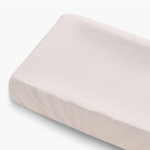 Petal Scallops Changing Pad Cover - Pink | Gooselings