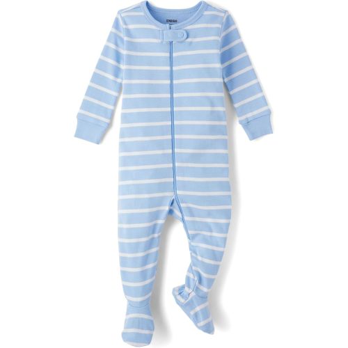 Gymboree unisex-baby And Newborn 100% Cotton Long Sleeve Zip Front Footed One Piece,sleep & Play Gymmies