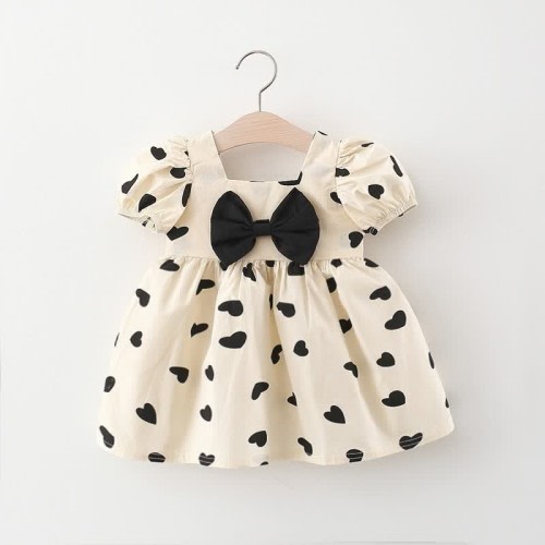 Baby Heart Bow Dress