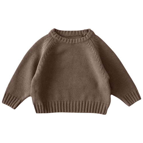 AherBiu Baby Boy Clothes Crewneck Sweaters Long Sleeve Comfy Warm Tops Knitted Pullover Winter Clothes