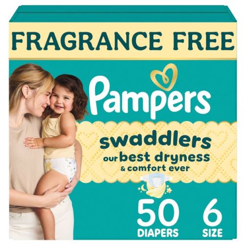 Pampers Swaddlers Sensitive Disposable Diapers - Size 6 - 50ct