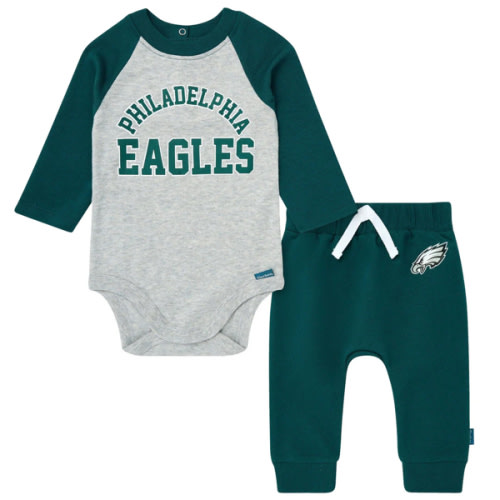 2-Piece Baby Neutral Philidelphia Eagles Bodysuit and Jogger Set – Gerber Childrenswear