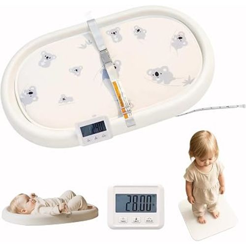 Cuddobaby 4-in-1 Changing Pad | Baby Scale | Height | Room Temp - Vanilla