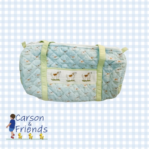 Carson and Friends Hunting Dog Quilted Duffel