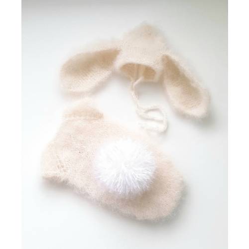 Bunny Outfit,Bunny Photo Prop,Baby Bunny Outfit