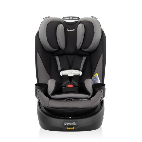 Evenflo Gold Revolve360 Slim 2-in-1 Rotational Car Seat with SensorSafe (Obsidian Black)
