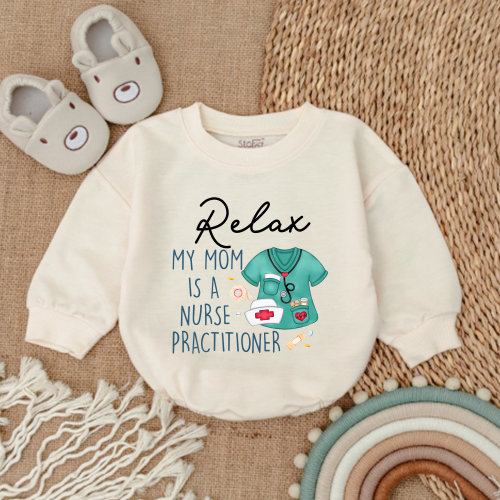 Nurse Practitioner Baby Romper, Baby Romper, Newborn Romper, Baby Shower Gift, Baby Shirt, Pregnancy Announcement For Baby, Baby Clothes