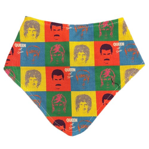 Queen Baby bib bandana bib drool bib Freddie Mercury baby gift baby shower rock n roll unisex baby gender neutral unique gift music