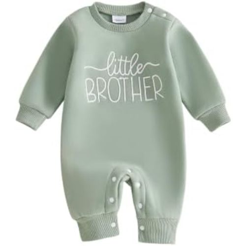 allshope Newborn Baby Boy Fall Outfit Romper Jumpsuit Warm Infant Clothes