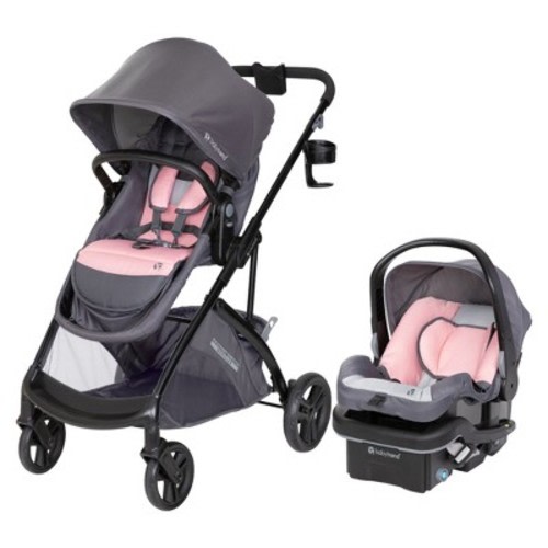 Baby Trend Passport Switch Modular Travel System with EZ-Lift PLUS Infant Car Seat - Dash Pink