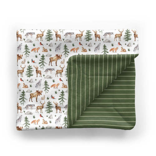 Baby Minky Blanket | Into the Wild – Audrey & Bear