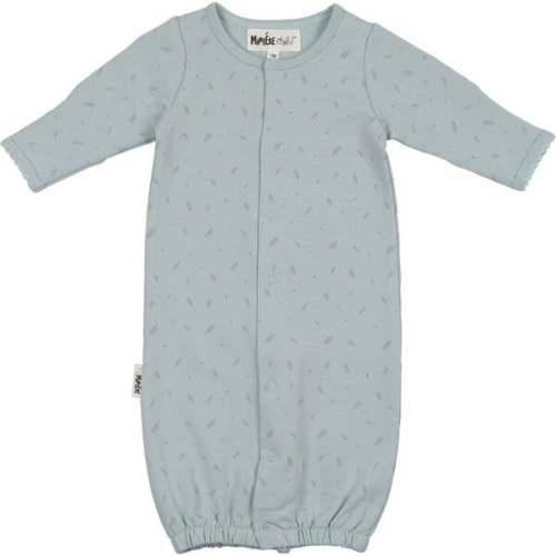 Elegant Leaves Sleep Sack, Baby Blue - Maniere | Maisonette