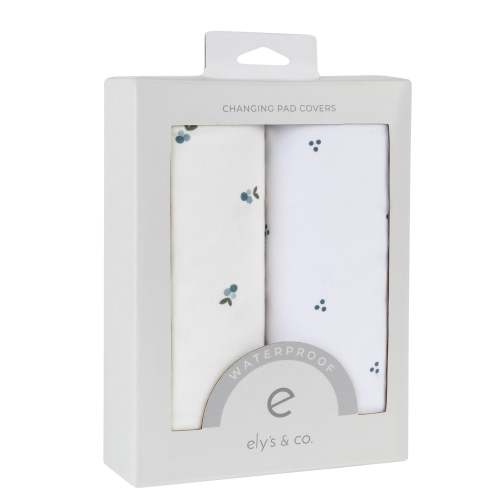 Blue Berry Waterproof Changing Pad Cover & Cradle Sheet Set – Ely's & Co.