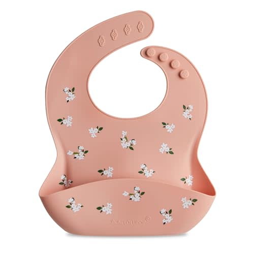 Loulou Lollipop Soft, Waterproof Silicone Feeding Bib for Babies and Toddlers