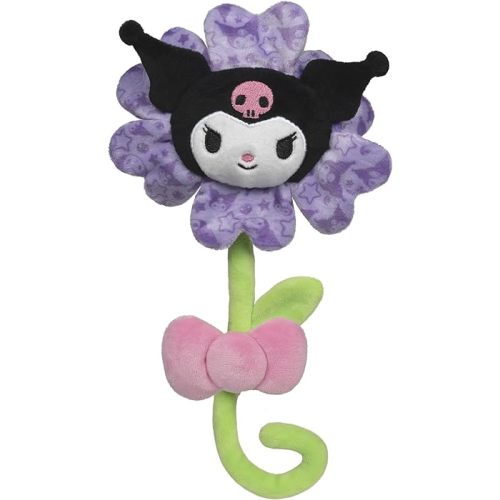 Hello Kitty and Friends 14-inch Kuromi Purple Plush Special Occasion Flower with a Bendable Stem - Giftable Packaging - Officially Licensed - Ages 6+