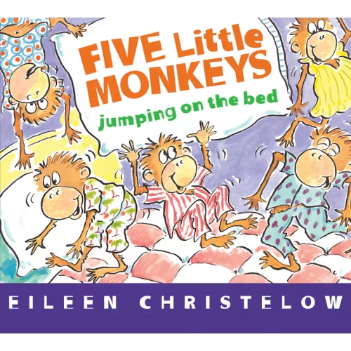 Five Little Monkeys Jumping On The Bed Board Book Book By Eileen Christelow, (Board Book) | Indigo
