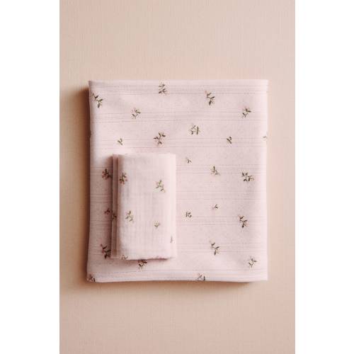 POINTELLE-KNIT BABY BLANKET