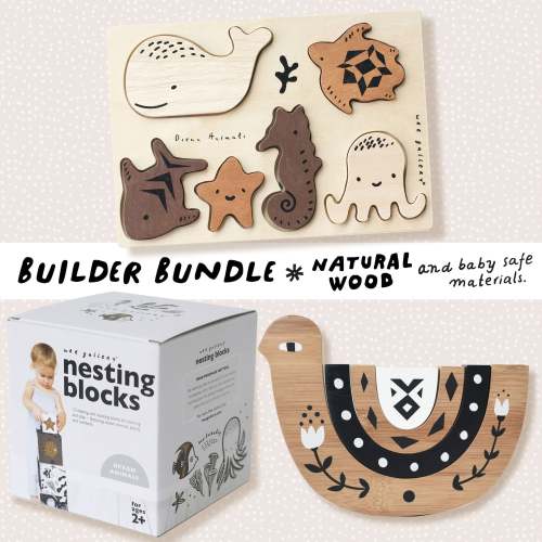 Toddler Builder Bundle - Ocean Animals – Wee Gallery