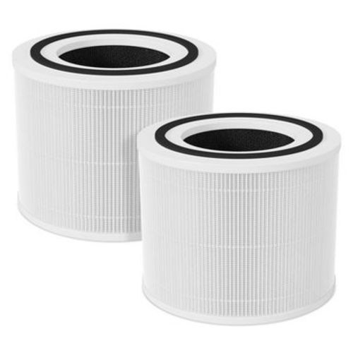 Core 300 Replacement Filter 2-Pack, Compatible with LEVOIT Core 300, Core 300S Air Purifier, Replace Core300-RF, H13 True HEPA & Activated Carbon