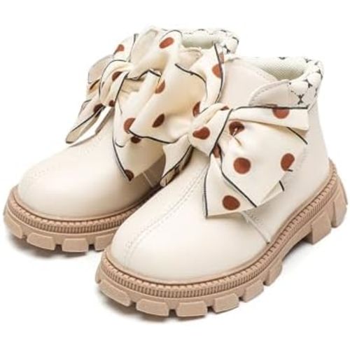 Komfyea Boys And Girls Lace Up Zipper Outdoor Ankle Boots(Toddler/Little Kids)