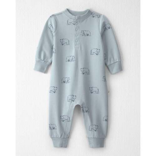 Baby Organic Cotton French Terry Jumpsuit in Winter Bears - Little Planet | Carter's