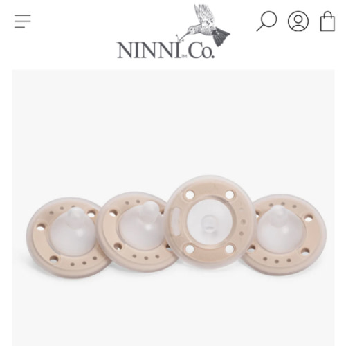 Ninni Pacifier Oatmeal 4 Pack
