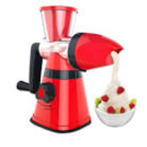 COAWG Healthy Ice Cream Maker, Home Manual Hand Crank Single Auger Ice Cream Machine with Suction Base for Kids Frozen Fruit - Google Search
