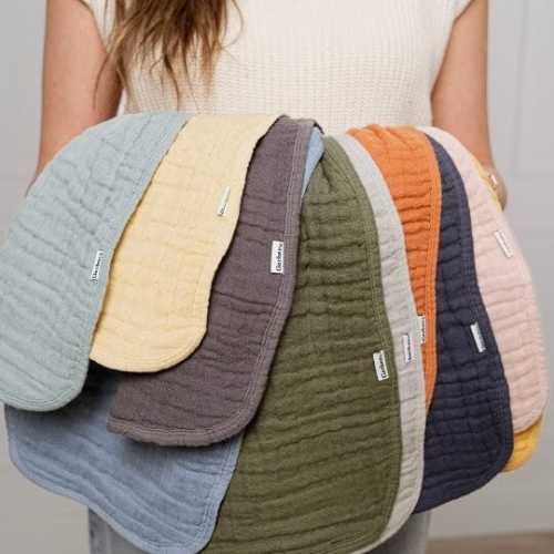 6-Pack Baby Neutral Teal Muslin Burp Cloths – Gerber Childrenswear