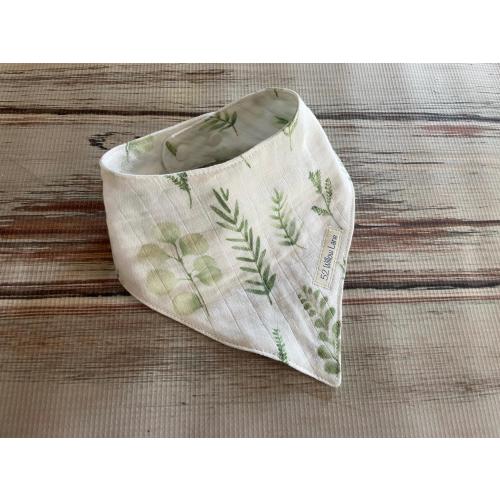 Muslin Baby Bib | Botanical Baby Bib | Cottagecore Baby Bib | Baby Muslin Dribble Bib | reversible Baby Bib | Dribble Bib | Baby Gift | Baby