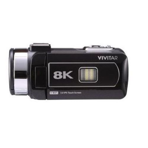 Vivitar PRO 8K Digital Camcorder with 3" Touchscreen, WiFi, and Night Vision