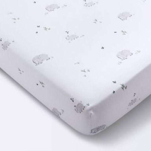 Cotton Fitted Crib Sheet - Elephants - Cloud Island™