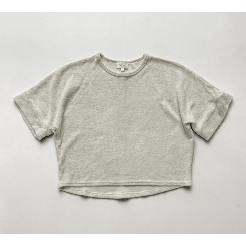 The Oversized Terry Top - Ecru