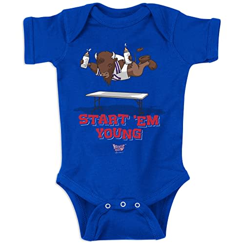 Start 'Em Young Baby Apparel for Buffalo Football Fans (NB-7T)