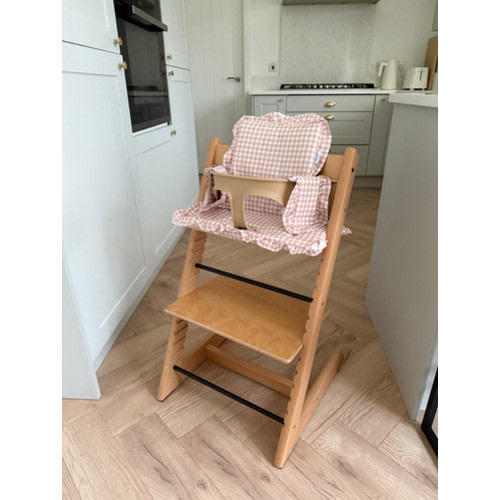 Blush Gingham 2 in 1 Cushion